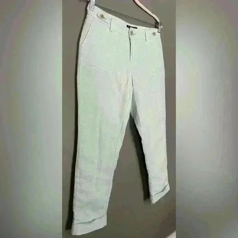 Banana Republic Linen and cotton blend Pants (383)